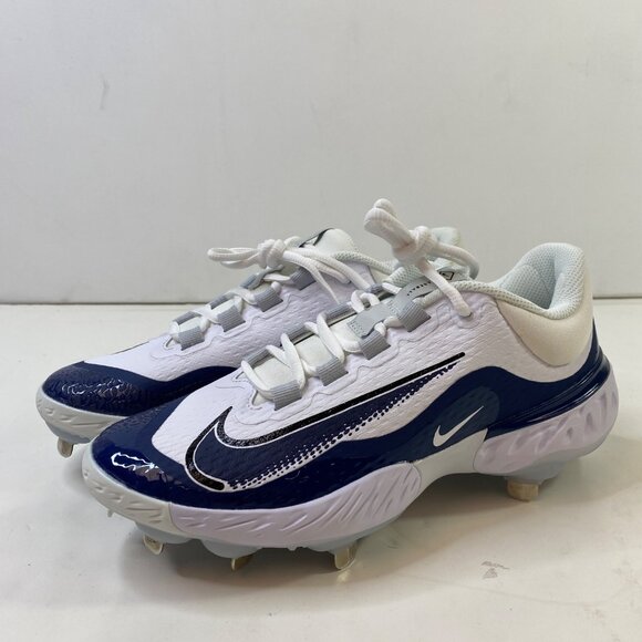 Nike Mens Alpha Huarache Elite 4 Metal Baseball Cleats FD2745-103 Blue Size 7